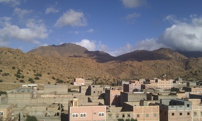 the mountains of southern morocco
