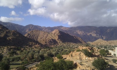 Fototapeta na wymiar the mountains of southern morocco