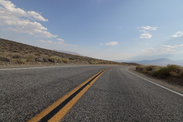 Winding Road in Desert
