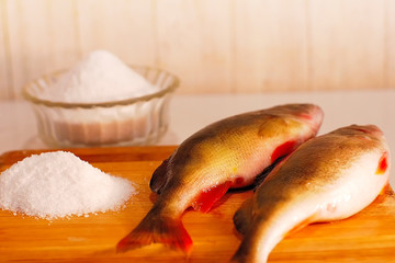 salted fish, cooking dried fish - perch