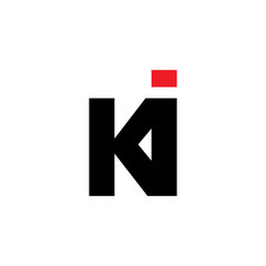 Ki logo letter design