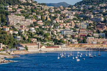 Villefranche-sur-Mer with its Observatoire Oceanologique and marina