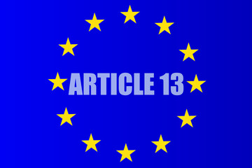 Artículo 13 europeo para internet.