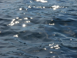 glare on the water