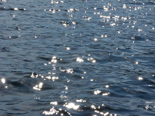 glare on the water