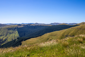 Christchurch Landscape New Zealand, Banks Peninsula Scenic View