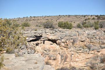Montezuma Well. Part of Montezuma Castle National Monument. Rim Rock, AZ., U.S.A. Jan. 13, 2018. A...