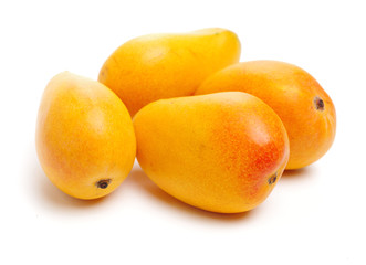 Mango on white background