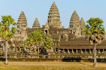Angkor Wat is The One of World's Heritage at Siem Reap Province, Cambodia.