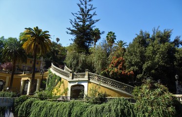 Fototapeta premium Cerro Santa Lucia, located in Santiago de Chile