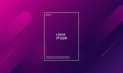 Abstract minimal geometric background. Modern vector design illustration. Trendy gradient shapes composition with 3D style.