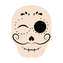 Cute skull mask