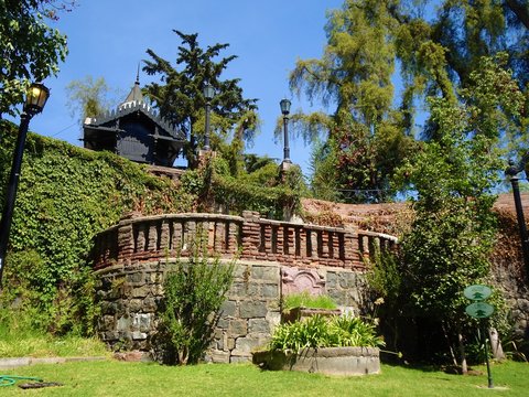 Cerro Santa Lucia, located in Santiago de Chile.