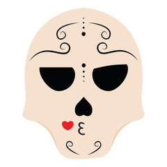 Cute skull mask