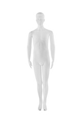 Gloss color mannequin woman isolated