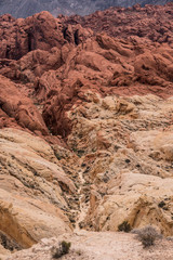 Waves and curves create a beautiful landscape in The Valley of Fire State Park.