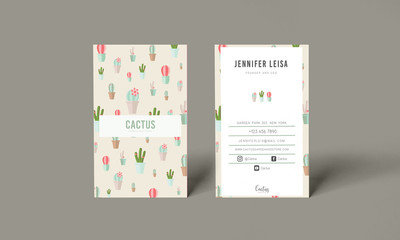 Cactus Business Card