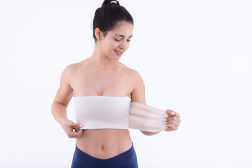 bandage breast enlargement