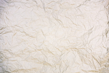 Paper texture background, Crumpled paper. pale yellow creased paper.