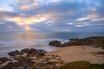 Fotografias na praia de castro de São Paio