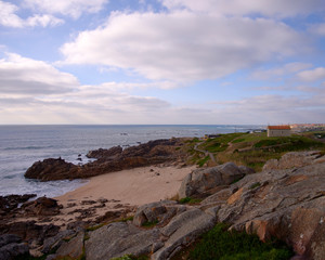 Fotografias na praia de castro de São Paio