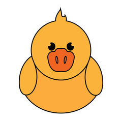 Abstract cute duck