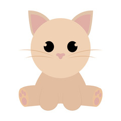 Abstract cute cat