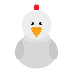 Abstract cute chicken