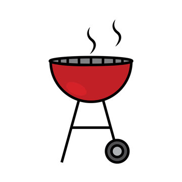 Cartoon barbecue object