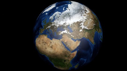 3d earth planet