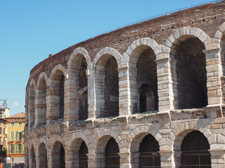 Fototapeta na wymiar Verona Arena roman amphitheatre