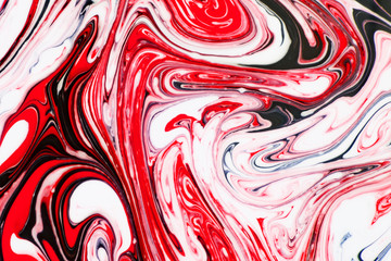 Beautiful abstract painting is a painting technique Ebru .Turkish Ebru style on the water with acrylic paints wring wave.Stylish combination of luxury.Contemporary art marble liquid texture