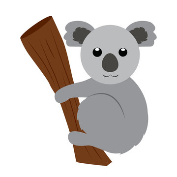 recommend clip art: isolated koala face
