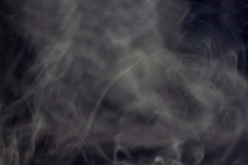 cannabis smoke on a dark background