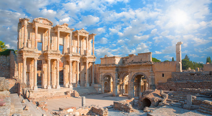 Fototapeta premium Celsus Library in Ephesus, Turkey