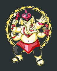 Ganesha Character Illustration