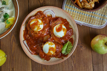 Caucasian Ossetian Meatballs in Tomato Sauce