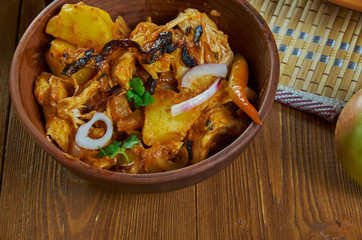 Caucasian  Сhahohbili chicken
