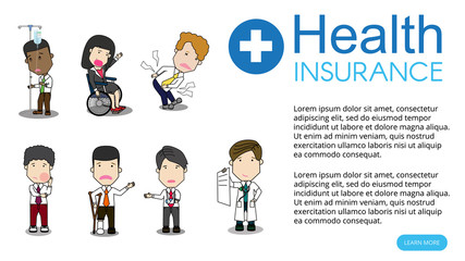 Doctor shows the cost list to the patient