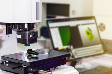 high technology and accuracy of vision measuring system for quality control in industrial work