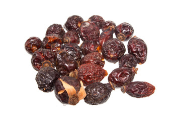 rosehip isolated on white background