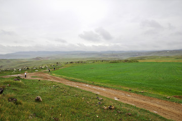 Fototapeta na wymiar Zorats Karer, Karahunj, Armenia, Caucasus