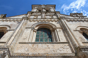 Fototapeta na wymiar Abbey church - Saint-Vincent abbey - Nieul-sur-l'Autise (France)
