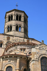 Fototapeta na wymiar Saint-Austremoine abbey church - Issoire (France)