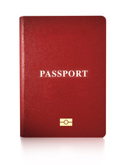 Passport isolated on white background. 3D illustration