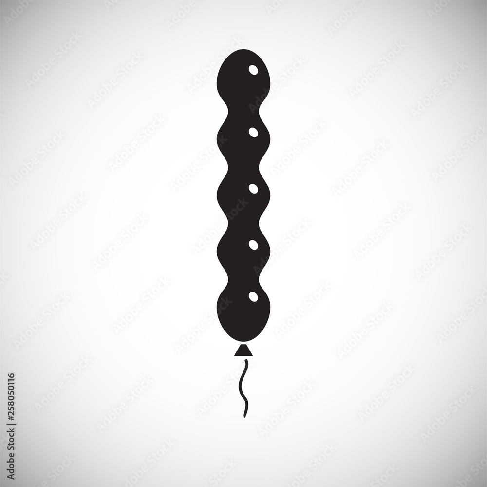 Poster ballon icon on background for graphic and web design. simple vector sign. internet concept symbol fo