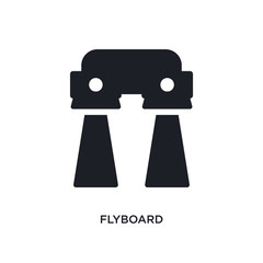 flyboard isolated icon. simple element illustration from artificial intellegence concept icons. flyboard editable logo sign symbol design on white background. can be use for web and mobile