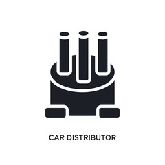 car distributor cap isolated icon. simple element illustration from car parts concept icons. car distributor cap editable logo sign symbol design on white background. can be use for web and mobile