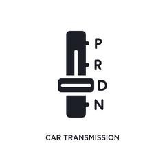 car transmission isolated icon. simple element illustration from car parts concept icons. car transmission editable logo sign symbol design on white background. can be use for web and mobile