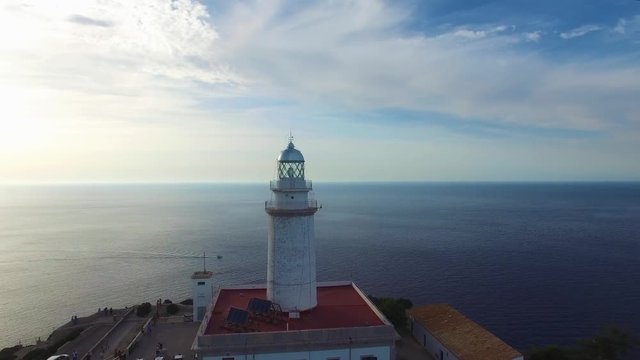 Far De Formentor Lighthouse Palma De Mallorca from above